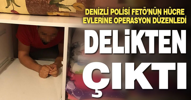 FETÖ şüphelileri evin gizli bölmesinde yakalandı