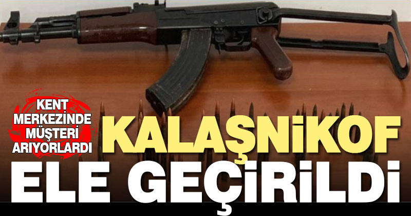 Pamukkale’de kalaşnikof ele geçirildi, 3 kişi gözaltında