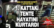 4’üncü kattan düşen 21 yaşındaki kız yaralandı