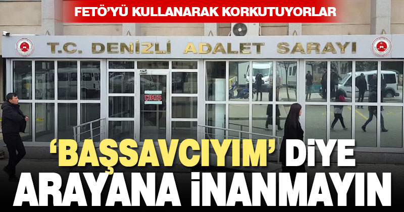 Başsavcılıktan dolandırıcılık uyarısı