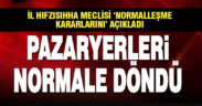 İl Hıfzısıhha Meclisi ‘normalleşme dönemi’ kararlarını açıkladı