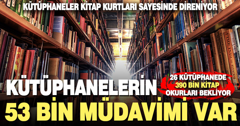 Denizli’de kütüphanelerin 53 bin müdavimi var