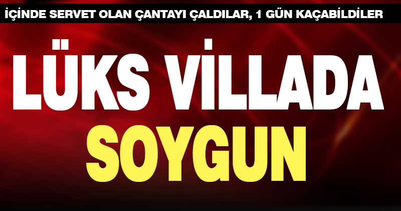 Villa bahçesindeki otomobil soygununda 4 tutuklama