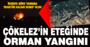 Gözler-Cindere arasındaki ormanlık alanda yangın