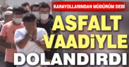 Dolandırıcılıktan yakalanan zanlı maskeyi yüzüne taktı