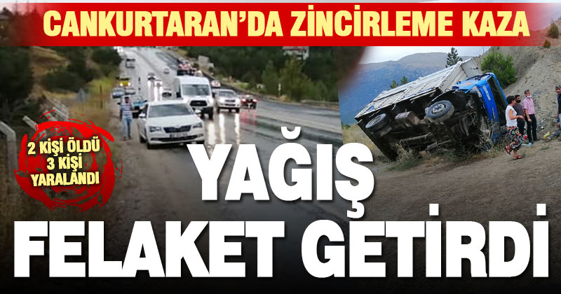 Cankurtaran’da zincirleme trafik kazasında 2 kişi öldü