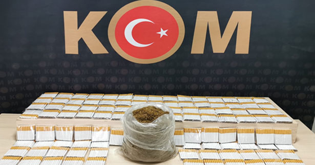 Emniyetten kaçak içki ve tütün operasyonu