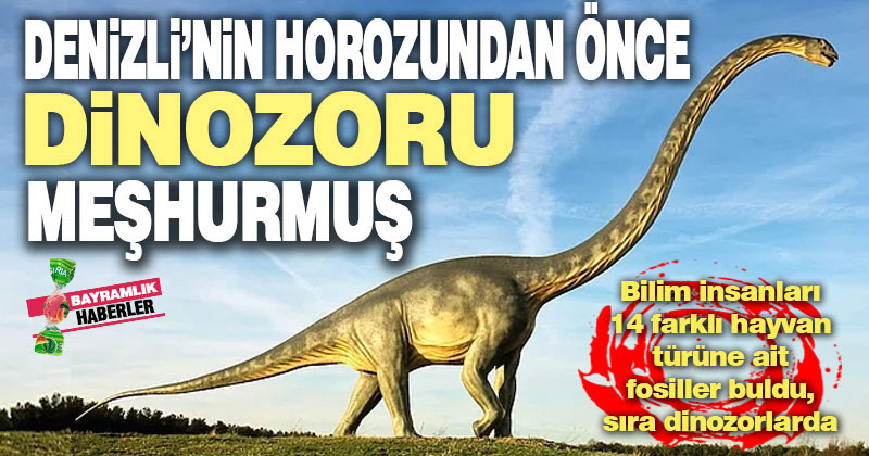 Denizli’de dinozorların yaşam izleri aranıyor