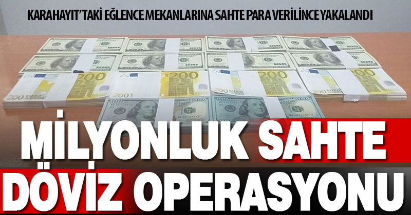 Türk Lirası karşılığı 1,5 milyon liraya yakın sahte döviz ele geçirildi