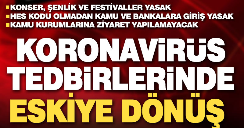 Hıfzıssıhha Meclisi’nden sert korona önlemleri