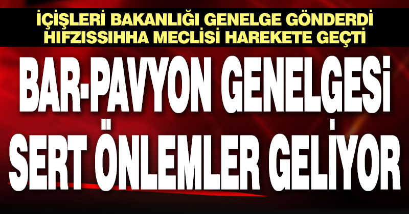 Hıfzıssıhha Meclisi’nde bar-pavyon kararı. Sert önlemler geliyor