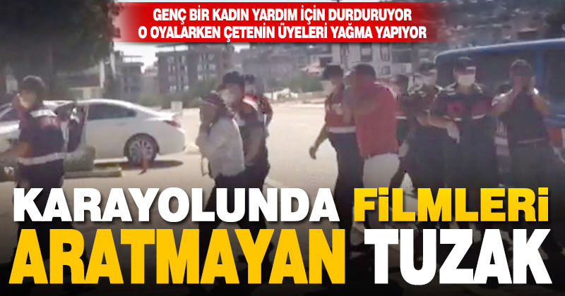 Karayolunda tuzaklı yağma yapıyorlardı, JASAT’a yakalandılar