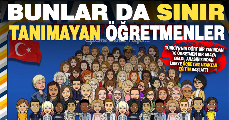 Türkiye’nin farklı illerinden 70 öğretmenden çocuklar için bir araya geldi, ücretsiz online eğitime başladı