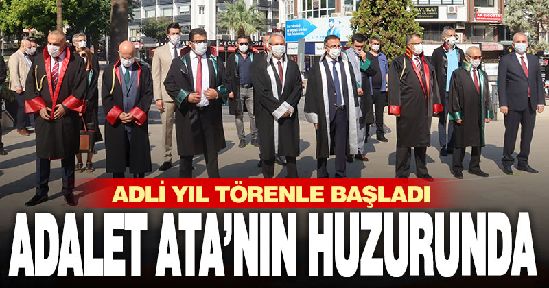 Adli yıl törenle başladı, adalet Ata’nın huzurunda