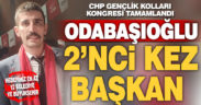 CHP Gençlik Kolları Başkanı yeniden Tugay Odabaşıoğlu oldu