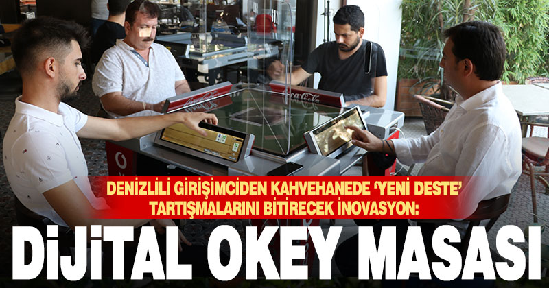 Denizlili girişimci dijital okey masası geliştirdi