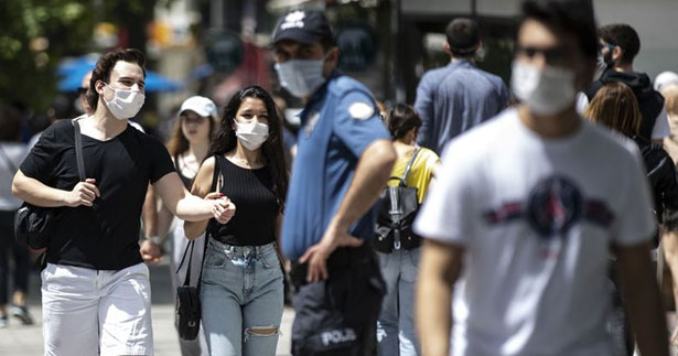 17 kişiye maske takmama cezası