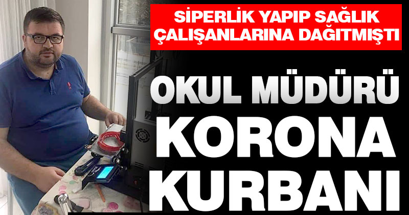 Çameli’de okul müdürü korona nedeniyle hayatını kaybetti