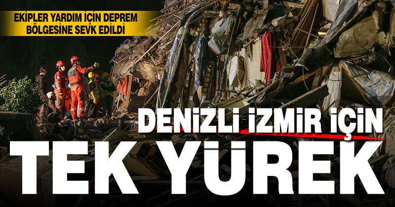 Denizli, İzmir için tek yürek