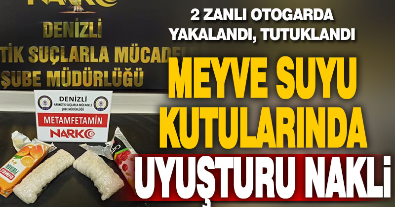 Uyuşturucu tacirleri otogarda kıskıvrak yakalandı: 2 tutuklama