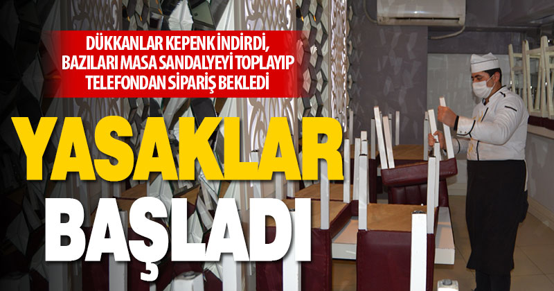 Denizli’de Kovid-19 kısıtlamaları hayata geçirildi