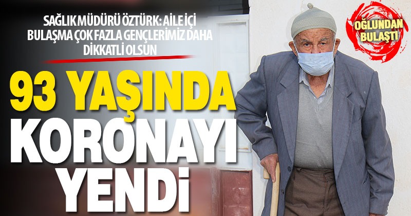 93 yaşındaki hasta koronavirüsü yendi