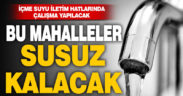 Mehmetçik ve Kınıklı susuz kalacak