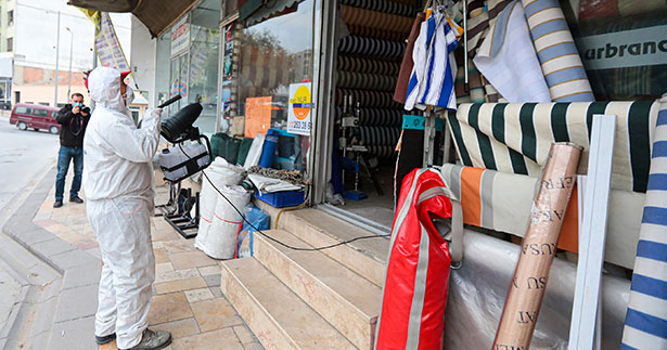 Büyükşehir’de dezenfekte işlemleri sürüyor