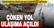 Çameli’de Kalınkoz ve Yeşilyayla arasındaki yolda göçük meydana geldi, ulaşım 6 saat aksadı