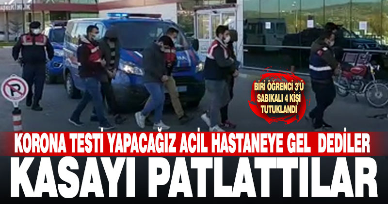 Komşusunu Kovid-19 testi için gönderdi, evini soydu