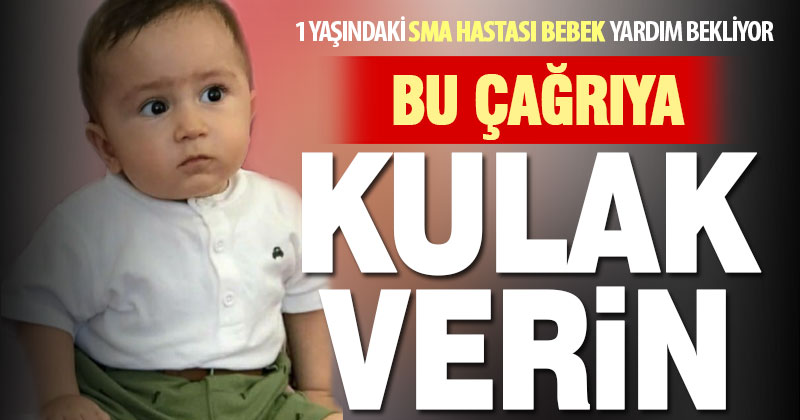 Öğretmenin 1 yaşındaki SMA hastası bebeği yardım bekliyor