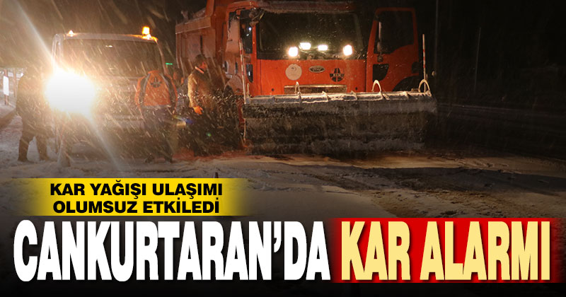 Denizli’de kar yağışı ulaşımı olumsuz etkiledi