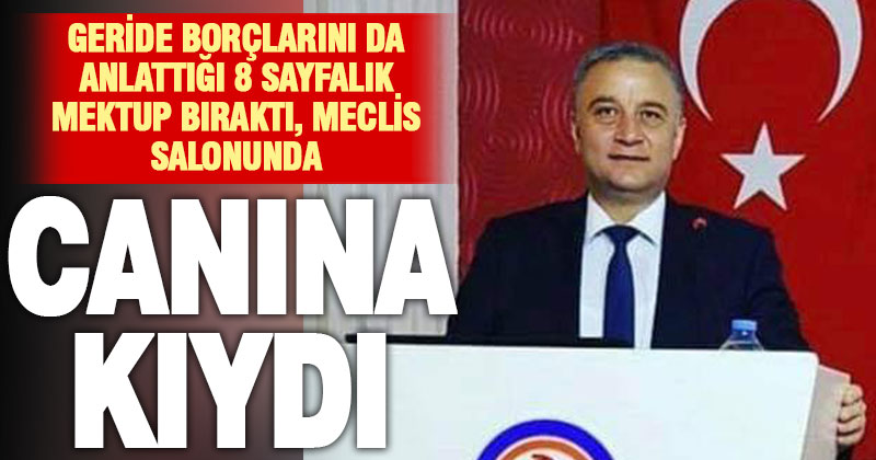 Büyükşehir personeli, meclis salonunda canına kıydı