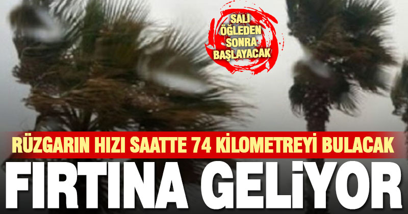 Meteorolojiden aralarında Denizli’nin de bulunduğu 5 il için fırtına uyarısı