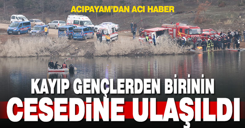 Acıpayam’da gölette kaybolan gençlerden birinin cesedine ulaşıldı