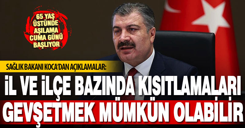 Sağlık Bakanı Koca, koronavirüs mücadelesinde yeni döneme geçildiğini söyledi: Yerinde karar dönemi