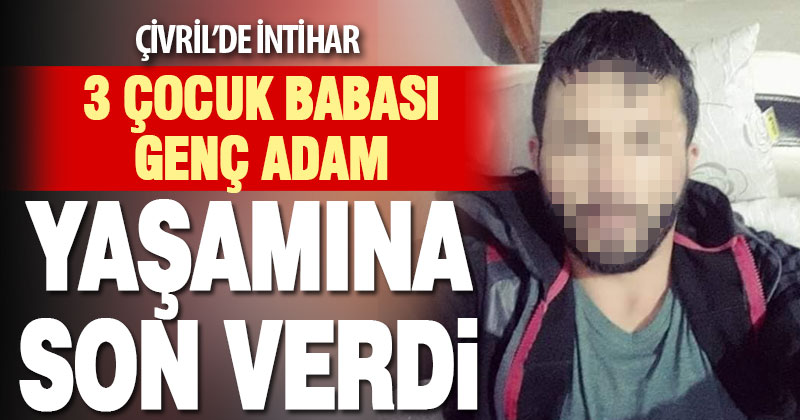 3 çocuk babası genç adam, tabancayla intihar etti