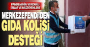 Merkezefendi’den esnaf ve müzisyenlere gıda kolisi desteği