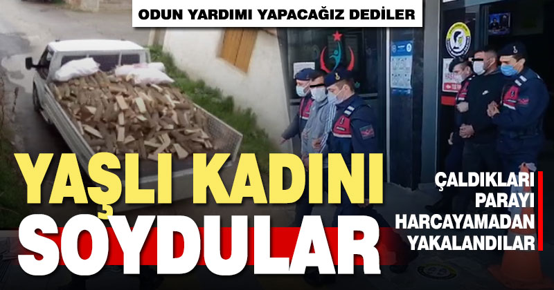 Yardım bahanesiyle yaşlı kadını soyan hırsızlar JASAT’a yakalandı