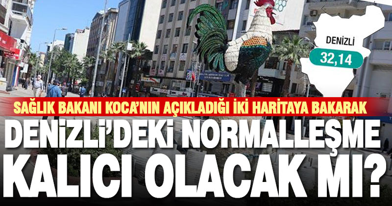 Koronavirüsle mücadelede Bakanlık verilerine göre Denizli ne durumda