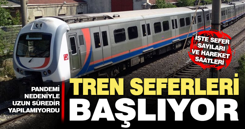 Denizli-Aydın-İzmir tren seferleri yeniden başlıyor