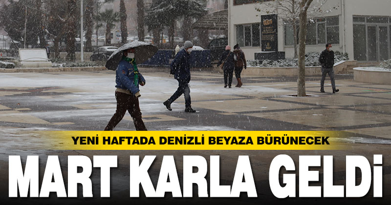 Denizli’nin 7 ilçesinde kar yağacak