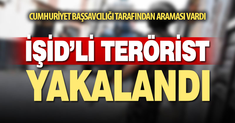 İŞİD’li terörist yakalandı