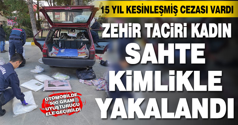 15 yıl hapis cezasıyla aranan kadın uyuşturucuyla yakalandı