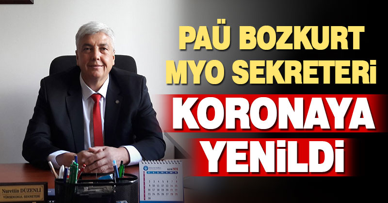 PAÜ’de yüksekokul sekreteri koronaya yenildi