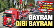 Denizli, 23 Nisan coşkusunu Büyükşehir ile yaşadı