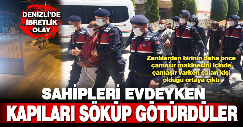 Sahipleri evdeyken kapıları çaldılar