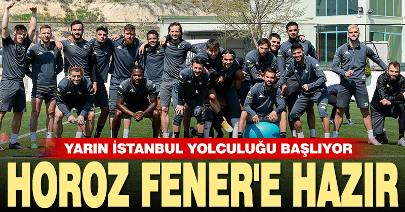 Denizlispor, Fenerbahçe maçının hazırlıklarını sürdürdü