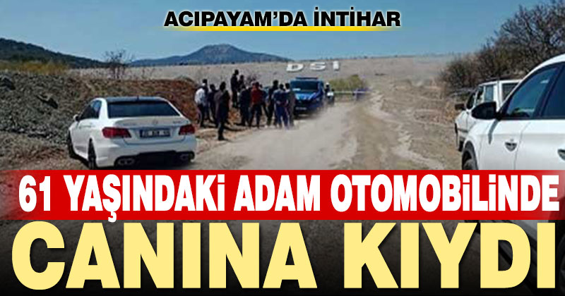 Acıpayam’da 61 yaşındaki adam aracının içinde silahla intihar etti