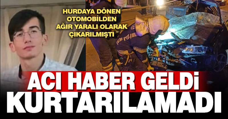 Otomobil ile minibüsün çarpıştığı kazadan acı haber geldi